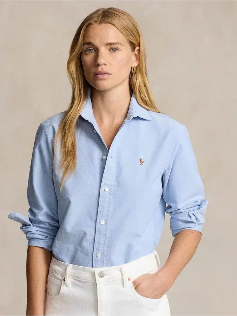Polo by Ralph Lauren Light Blue Button-Down Shirt Size XS